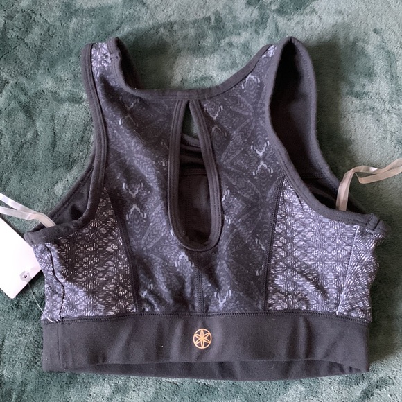 GAIAM bra bralette marine print XS NWT MEDIUM SUPPORT - Picture 2 of 11